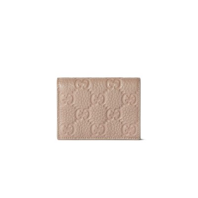 GUCCI GG EMBLEM MINI WALLET 815901AAEEM1523 (11*9*3cm)